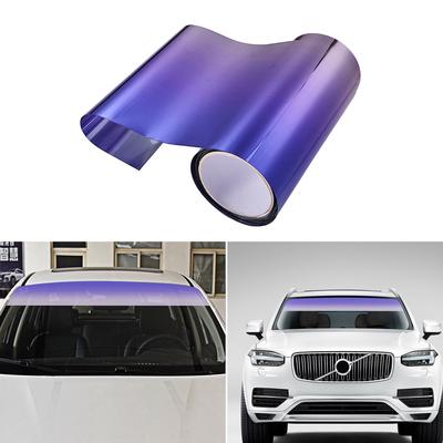 Üst Ön Cam Güneş Koruma Levhası Degrade Otomatik Boyama Filmi Yaratıcı Ön Cam