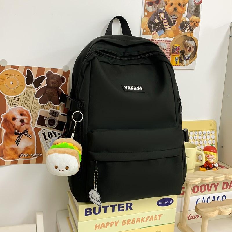Japanese Campus Simple and Versatile Backpack Girl High School Students Junior High School Students School Bag Large Capacity Backpack Trend