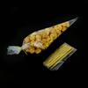 50pcs Clear Cellophane Candy Cone Cookie Biscuit Packaging Bag For DIY Wedding Birthday Party Favors Halloween Christmas Treats