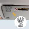BBTO 4 Pcs Guardian Angel Sun Visor Clip Bless Travel Safely Visor Clip Car Sun For Parent, Friend, Driver