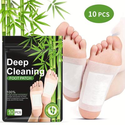 Deep Cleansing Foot Patch Natural Bamboo Vinegar Ginger Powder Foot Pads
