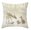 Christmas Pillowcase Cushion Cover Christmas Decorations for Home Christmas Ornament Gift  Happy New Year