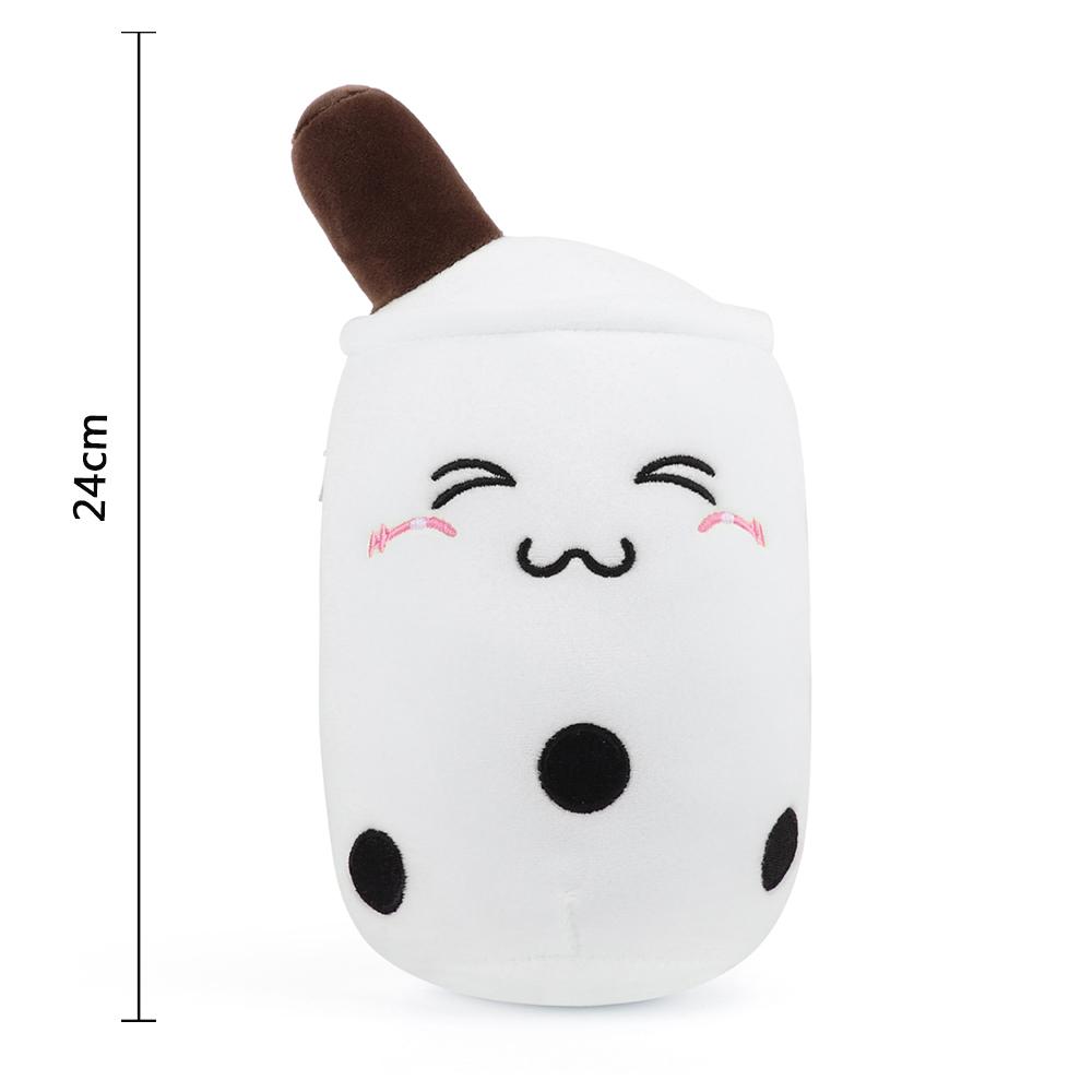 Non-Toxic Cute Milk Tea Cup Plush Pillow Toy 24Cm Simulation Pearl Milktea Decor Funny Doll Gift For Home Office Decor