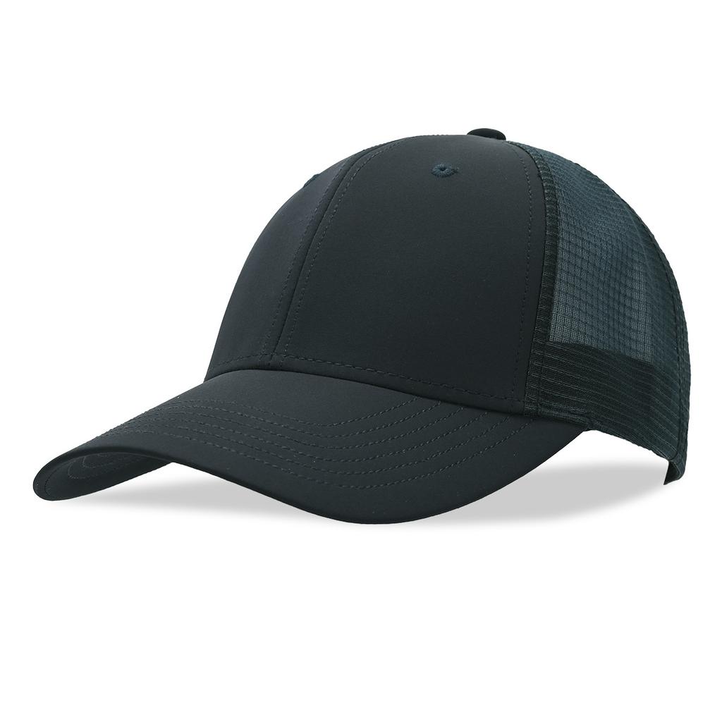 Custom Large Brim Mesh Women Summer Trucker Hats For Women Baseball Cap Cotton Solid Colored Wholesale Stock 5 Panel Breathable