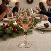 Dekoratives Glas für Zuhause Weihnachts-Stielglas, Schneemann/WeihnachtsmannKranz/Elch/WeihnachtsbaumHandbemalt, Elegantes Schneemann-Trinkglas Kreatives Stielglas