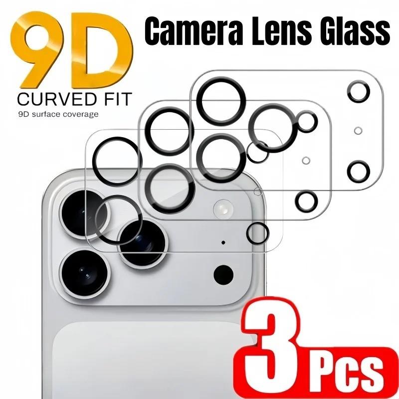 3 шт. Защитное стекло для объектива камеры для iPhone 17 Pro Max 17 Air Полное покрытие Закаленное стекло Защитное стекло для объектива камеры For iPhone 15 Plus