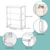 Transparent Acrylic Acrylic Display Box Acrylic Stackable Design Transparent Organizer Large Capacity Multi-layer