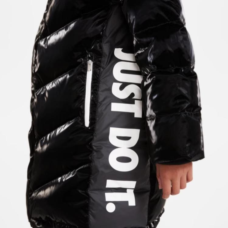 Nike Down Jacket Comfortable Warm Soft Kids Jackets Black DO5199-010