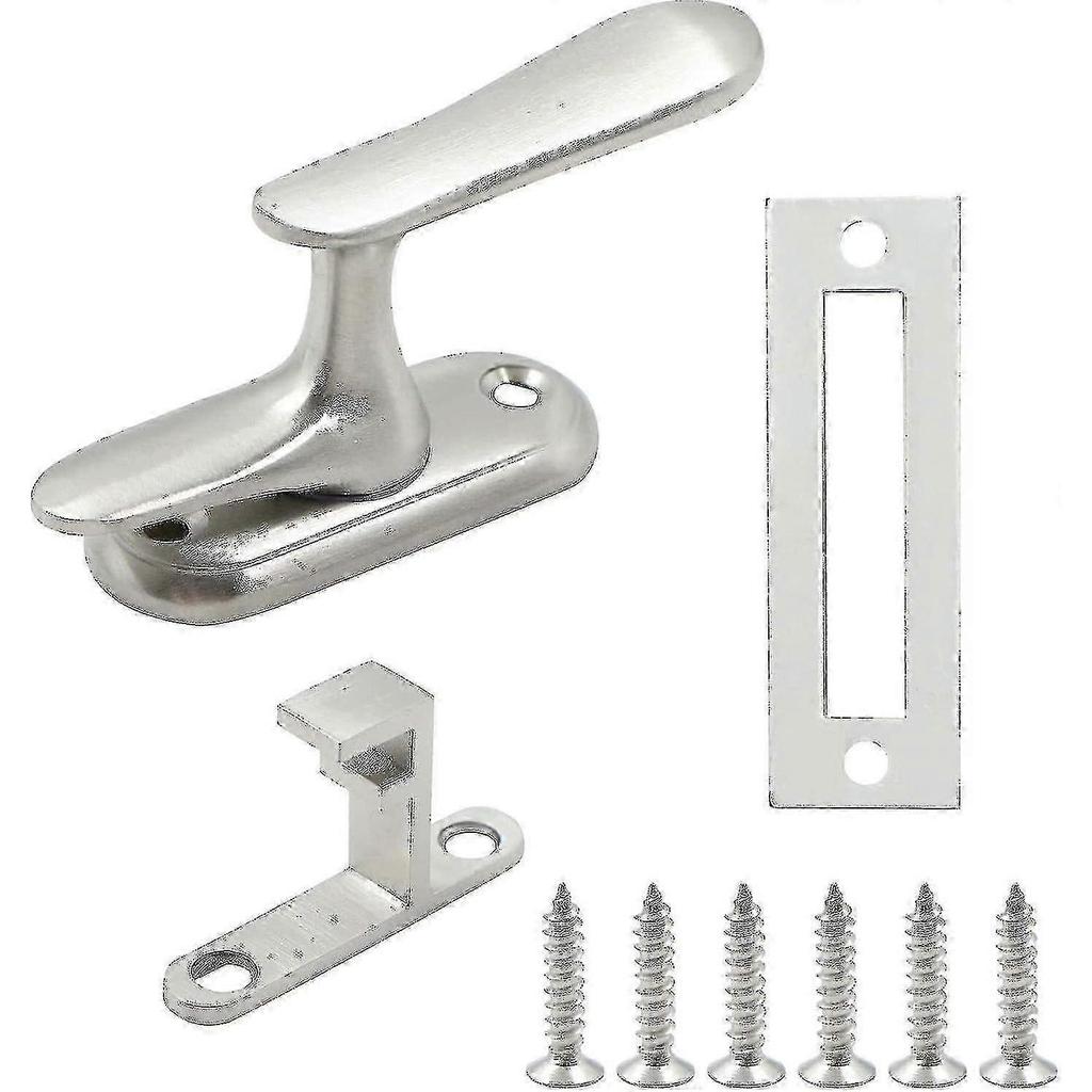 Door Latch Swivel Latch Stainless Steel Look Window - Door Lock, Stainless Steel Door Hardware - GXCC