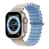 Ремешок из двухцветного силикона Apple Marine для часов 8/7/SE/Ultra Sports