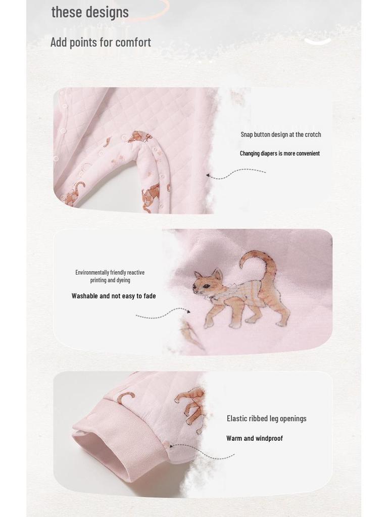 Britischer Baby Stepp-Air-Layer Temperaturregulierender Einteiler für Neugeborene