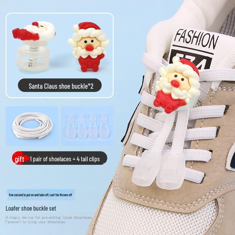 Cartoon No-Tie Shoelace Buckle Fastener for Kids