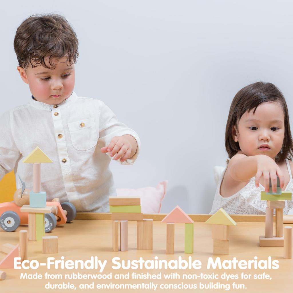 PlanToys Einheitenbausteine 40 Pastell 5507