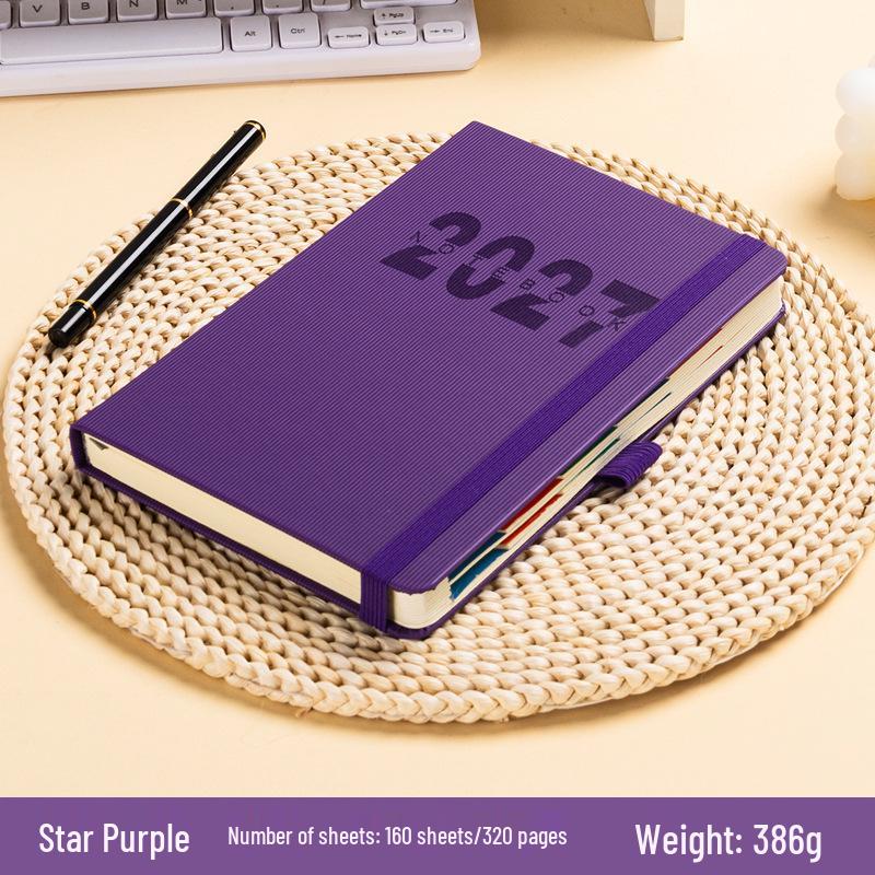 English Diary 2026: A5 Soft Cover Daily Planner & Yearly Calendar Notebook
