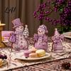 Wooden Snowman Ornaments 3PCS Christmas Ornaments Decorative Cute Festive Figures Creative Seasonal High-definition Printing Crafts for Holiday
