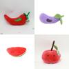 Charming Fruit Vegetable Plush Doll Keychain Set Attractive Bright Deluxe