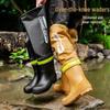 Xiao Mings Herren Überknie Wasserdichte High-Top Angel- und Wathose