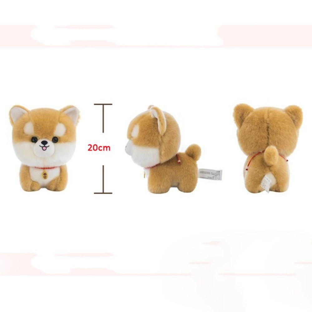 20cm Stuffed Animals Lifelike Puppy Plushies Doll  for Girls Boys Child Gifts