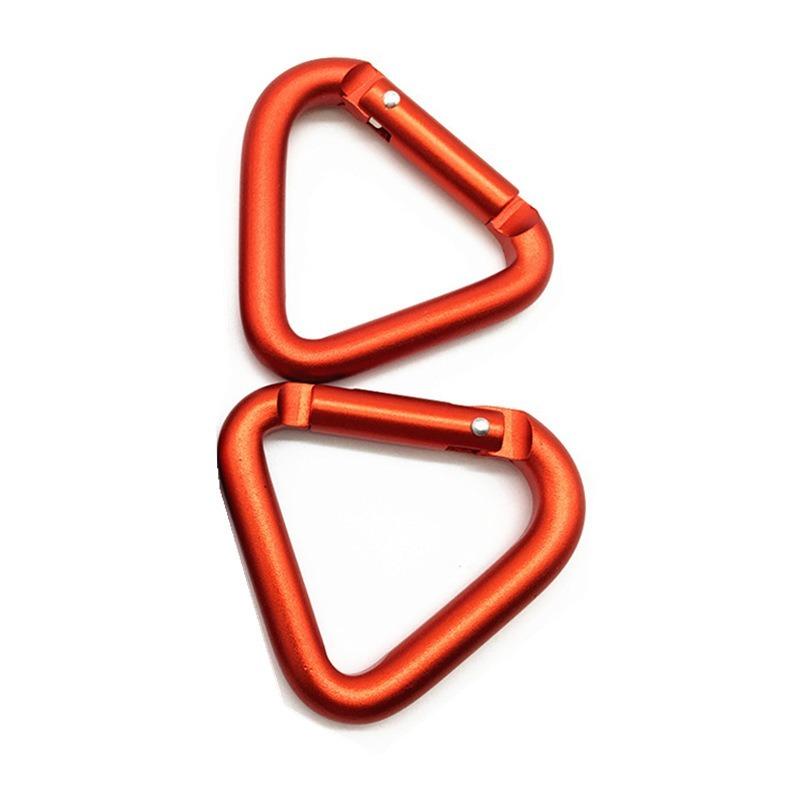 12PCS Aluminum Alloy Triangular Carabiner Buckles The Ultimate Tool for Professional Outdoor Enthusiasts Webbing/compass Hooks