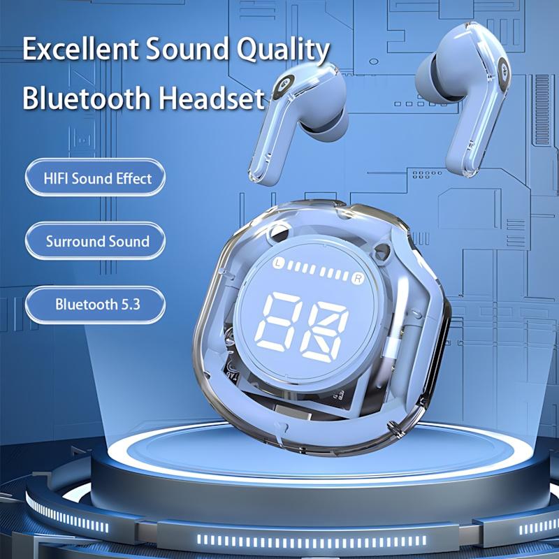 JYL TS T8 PRO Headphones Gamers LED Display Plastic