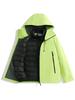 New Heat-Sealed Softshell Winter 3-in-1 Down Jacket