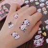 Strawberry Bear Panda Sticker Gift Box 3D Panda Bubble Sticker  Skateboards Luggage Suitcases Decor