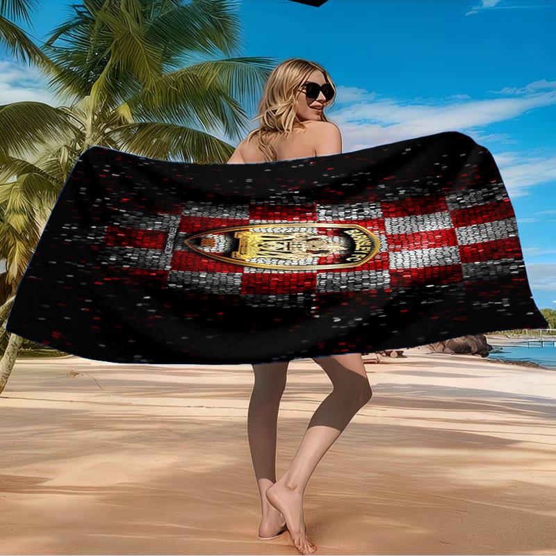 Barnsley Crest Design Beach Towel Microfiber Beach Towel, Lightweight and Quick-Dry, for Summer Travel, Swimming Pool Fan Birthday Gift