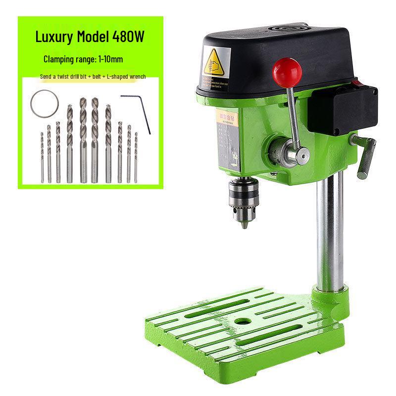 220V Multifunctional Desktop Electric Drill Press with Digital Display for Industrial and Household Use