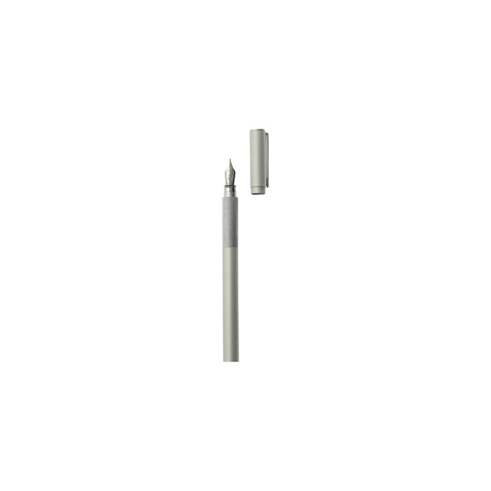 

MUJI Алюминиевая шариковая ручка с круглым корпусом, черная, 13,7 x 1 см, включает один картридж с тонкими чернилами, артикул 15136865