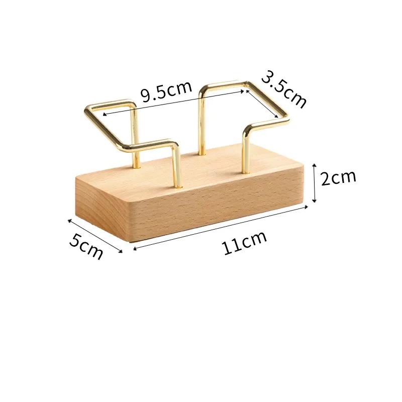Wholesale Desktop Business Card Box High-End Front Desk Business Card Display Shelf Storage Box Table Display Creative Holder YLE380