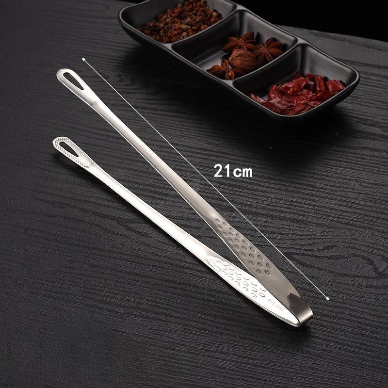 Professional Stainless Steel BBQ Tongs for Outdoor Camping Kitchen Multi Function Food Clamp Commercial Grilling Tools