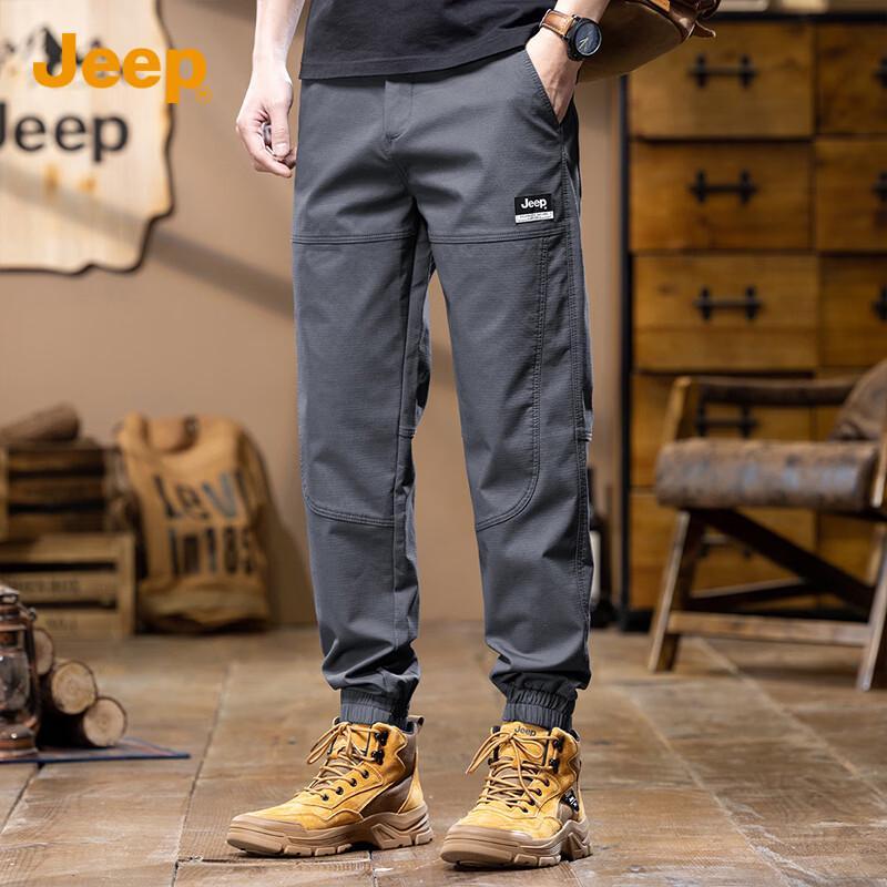 JEEP Men s Loose Straight Leg Casual Cargo Pants 3XL