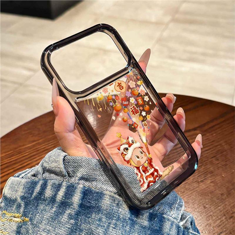 

Lion Dance Phone Case for iPhone 17 Pro Max - Luxurious Design iPhone 12 Pro Max