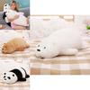 We Bare Bears Pillow Cartoon Bear Grizzly Bear Panda Soft Stuffed Plush Toy Doll Adorable And Cuddly