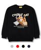 UNION GARMENTS Cheese Cat French Oversized Sweatshirt