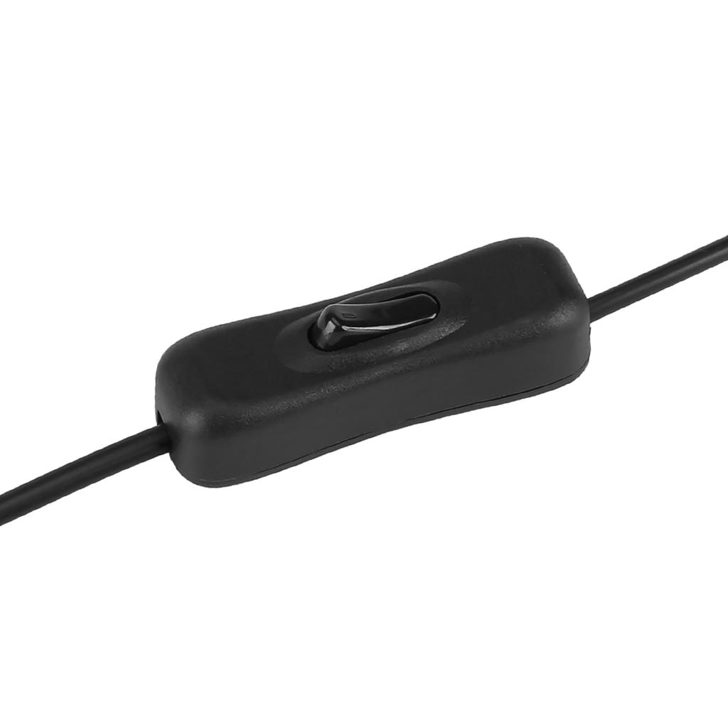 5Pcs 28.5cm   Power Adapter Connector Inline with ONCelsiusOFF   for LED Strip Lights White