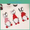 Festive Kitchen Decorations Cartoon Faceless Doll Cutlery Set For Christmas
