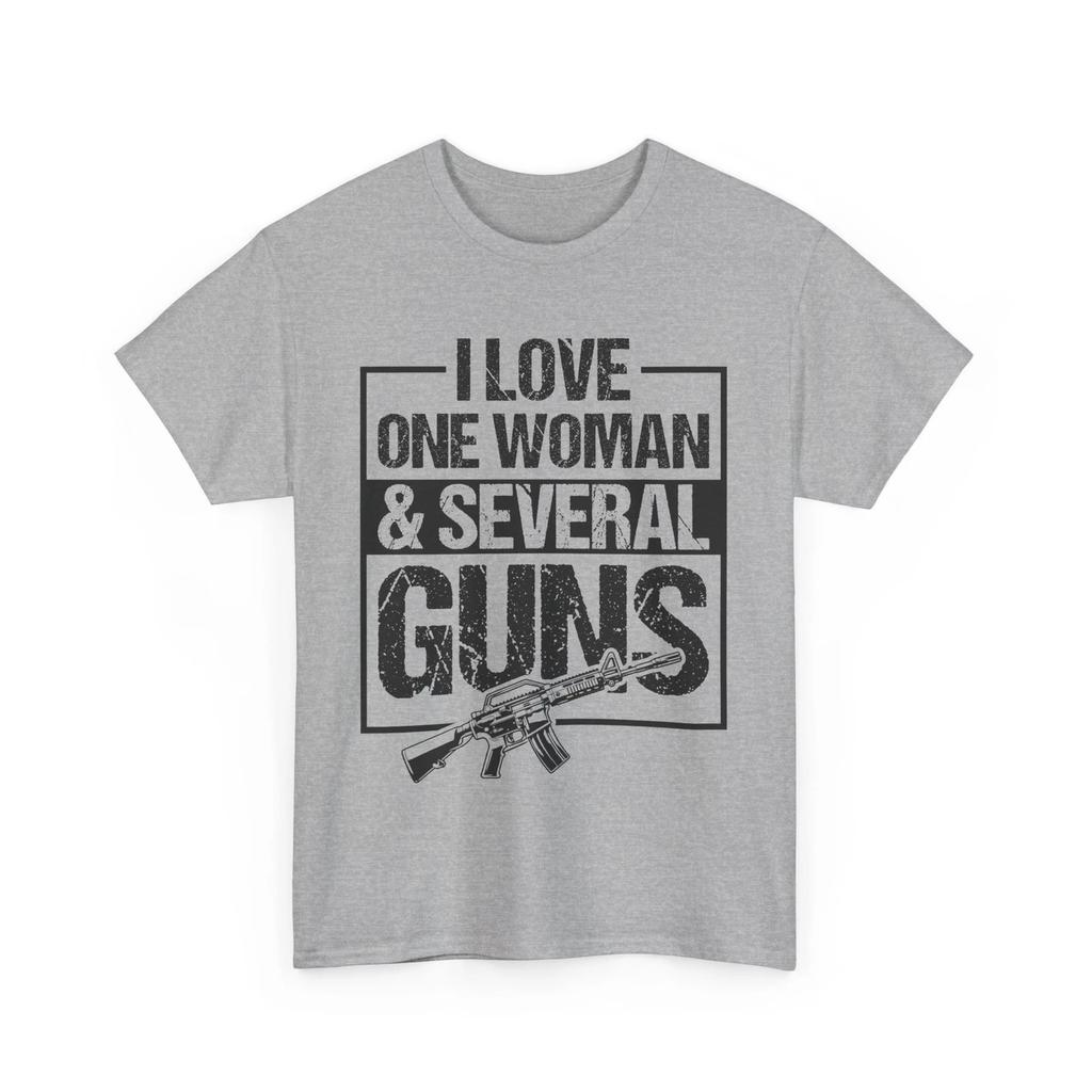 Military Grade Firearms T-Shirt | Tactical Guns Lover | I Love One Woman Shirt