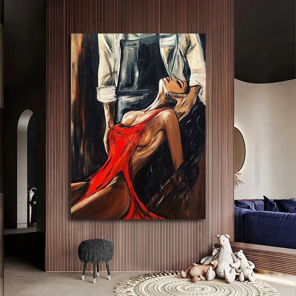 20x30cm Metal Poster Erotica Nude Sex BDSM Shibari Art