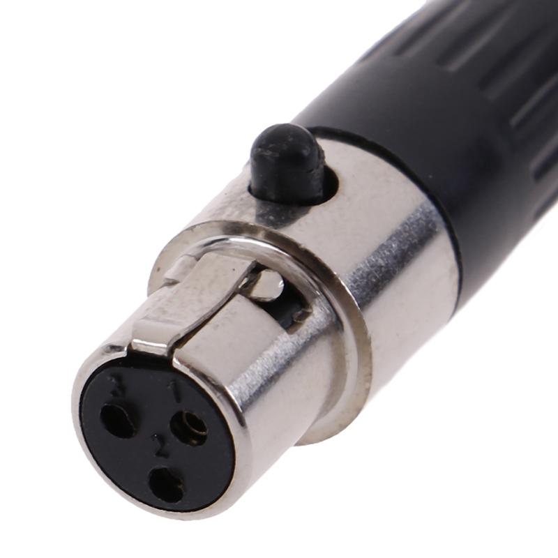 1Pc Mini XLR 3 4 Pin Female Plug Small XLR Audio Microphone Connector for MIC