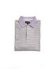 999Hyumeoniti Striped Polo Shirt (Purple Grey)