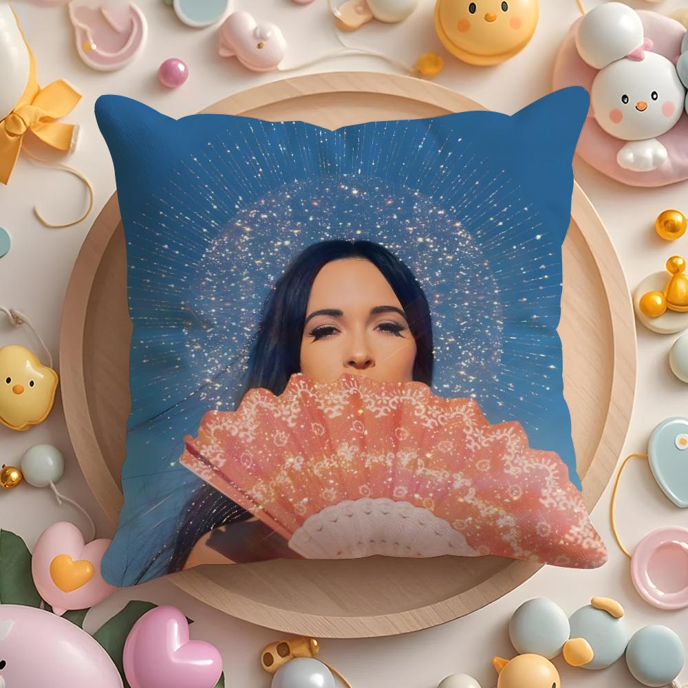 K-Kacey Musgraves Singer Cushion Cover Home & Car Multi-Scene Pillow Cover - Reversible, Soft & Durable for Daily Use