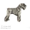 Schnauzer - Broche de cachorro em caixa de presente, alfinete elegante, alfinete de lapela para jaqueta da marca Art-Dog