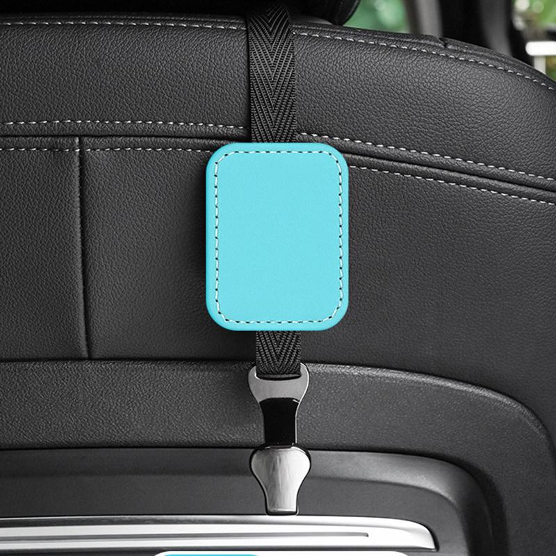 1/2Pcs Car Headrest Hooks Suede Seat Back Storage Hook Hanger for Bag Organizer Holder Clip Car Interior Decoration Accessories
