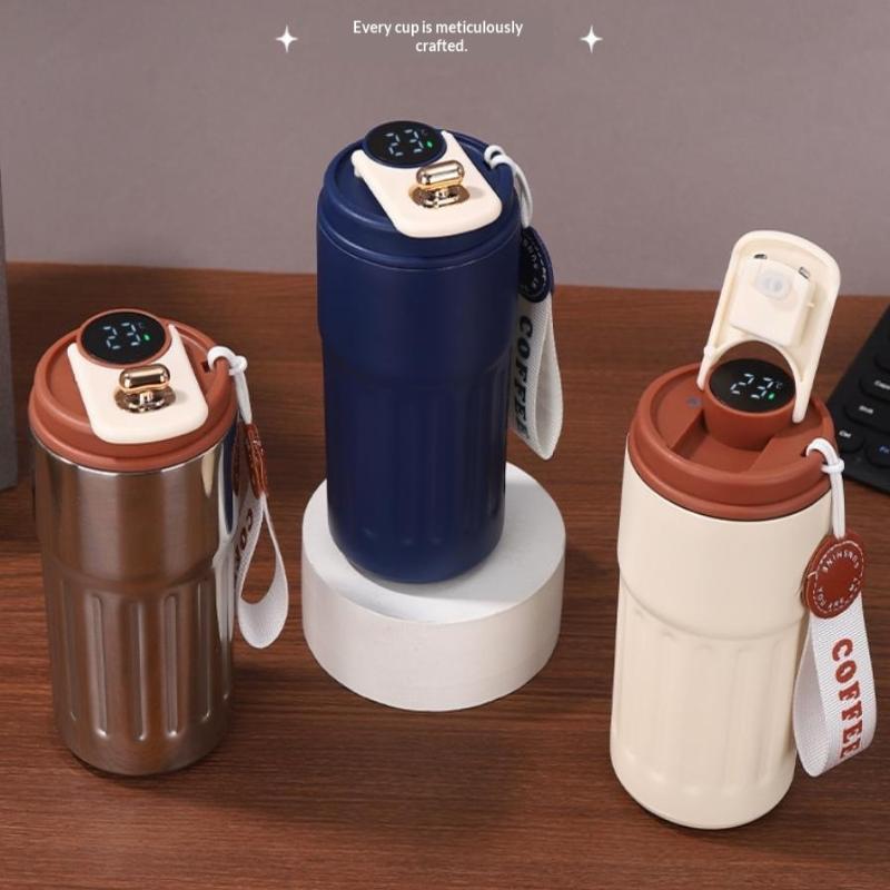 Hochwertiger Becher Heiß- und Kalt-Vakuumisolierter Becher Edelstahlbecher Tragbarer Wasserbecher