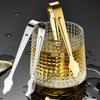 Coffee Sugar Clip Stainless Steel Anti-skid Tong Ice Palm Shape Food Cake Clamp Kitchen Gadgets Bar Buffet Golden Tools Tweezer