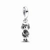 925 Silver Cartoon Character Duck Princess Castle Charms Fit European Bracelet DIY Jewelry Making Accessories for Women