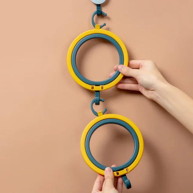 3PC nástěnný držák na čepice Stojan Úložný prostor Displej Za dvířky Šála Taška Háčky Věšáky Polička Domácí Rack Organizér Příslušenství