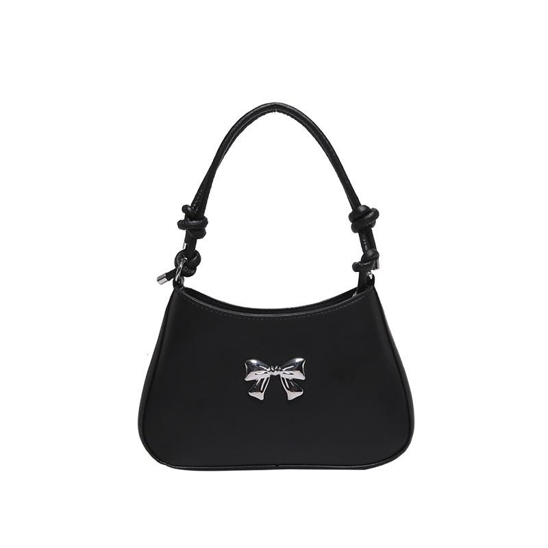 Elegant Bowknot Handheld Small Square Bag For Women In Chic Casual Style For Daily Use