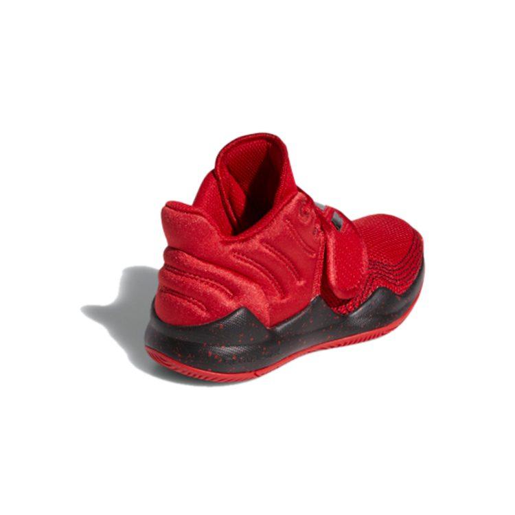 adidas Deep Threat C Mid Top Vintage Basketball Shoes Red Children Aged 3 7 Years Old FZ1483